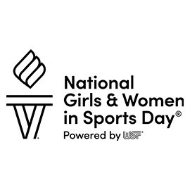 National Girls and Women in Sports Day 27 Logo