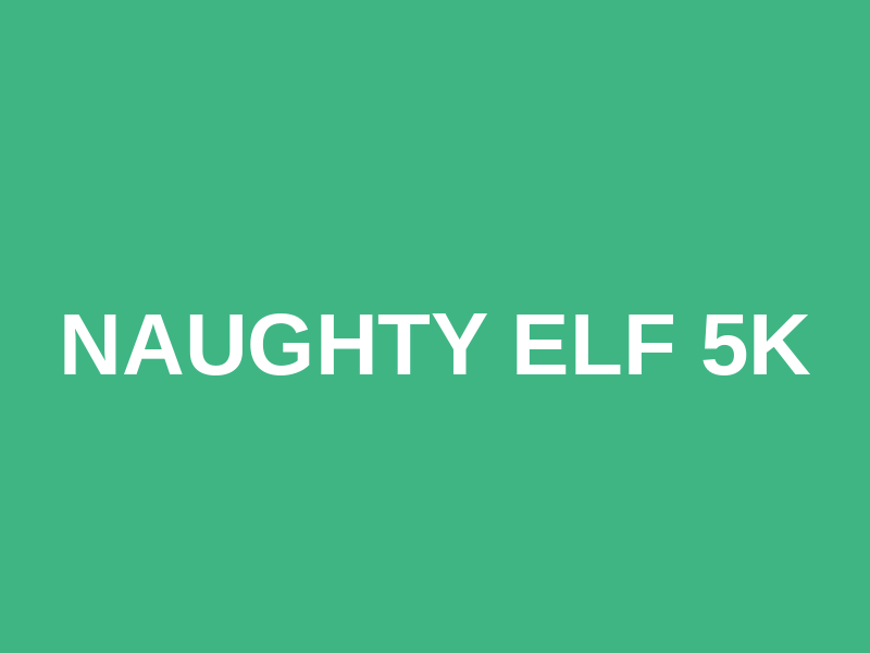 Naughty Elf 5k Logo