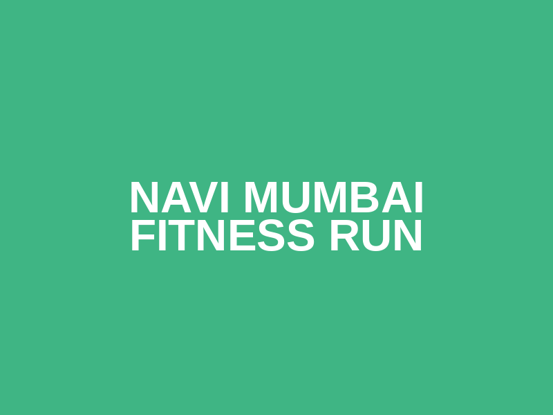 Navi Mumbai Fitness Run Logo