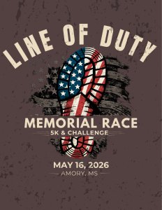 NE MS Line of Duty Memorial Race Logo