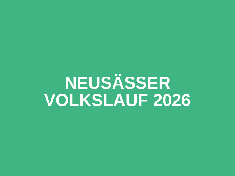 Neusässer Volkslauf 2026 Logo