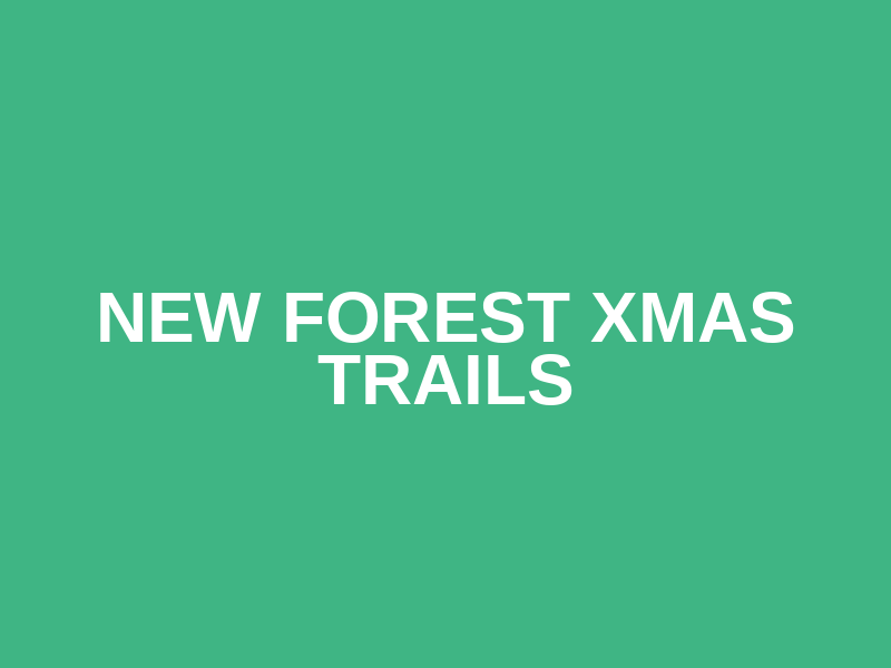 New Forest Xmas Trails Logo