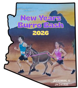 New Year Burro Bash Logo