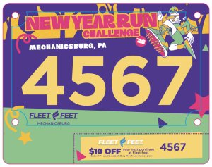 New Year Run Challenge Logo