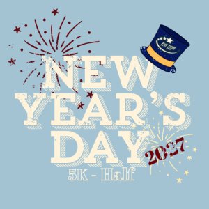 New Years Day 5K & Half Marathon-Shreveport Logo
