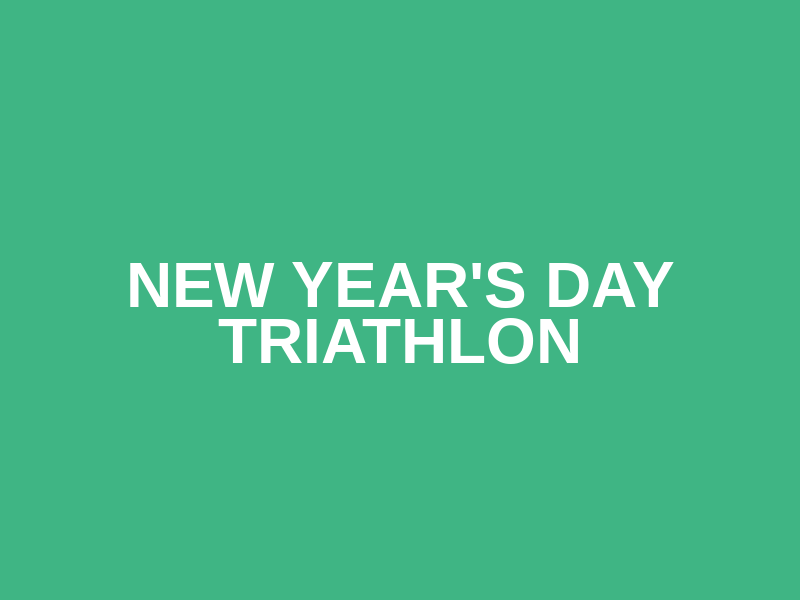 New Year's Day Triathlon Logo