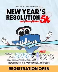 New Year's Resolution: Pasos 5K Race