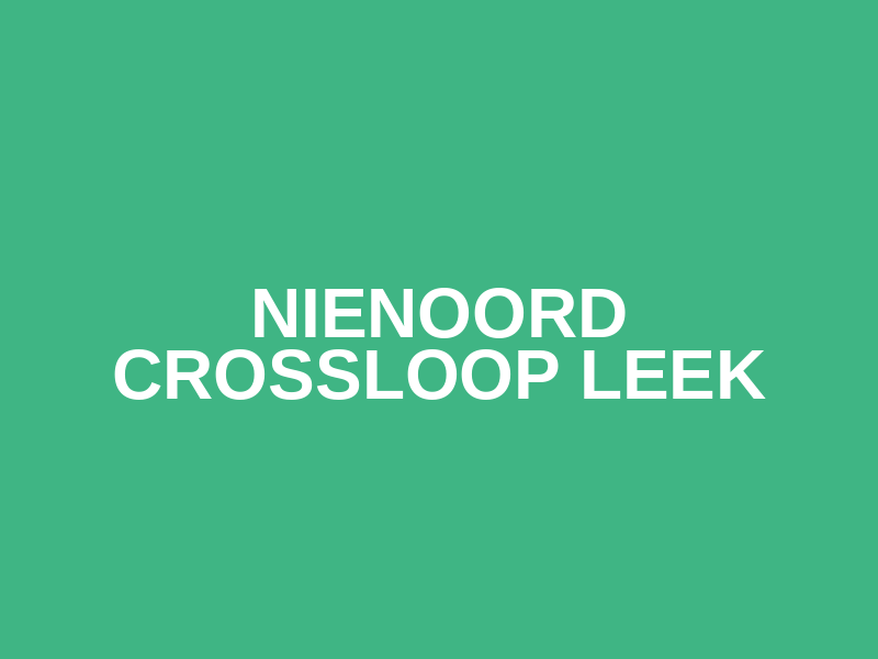 Nienoord crossloop Leek Logo