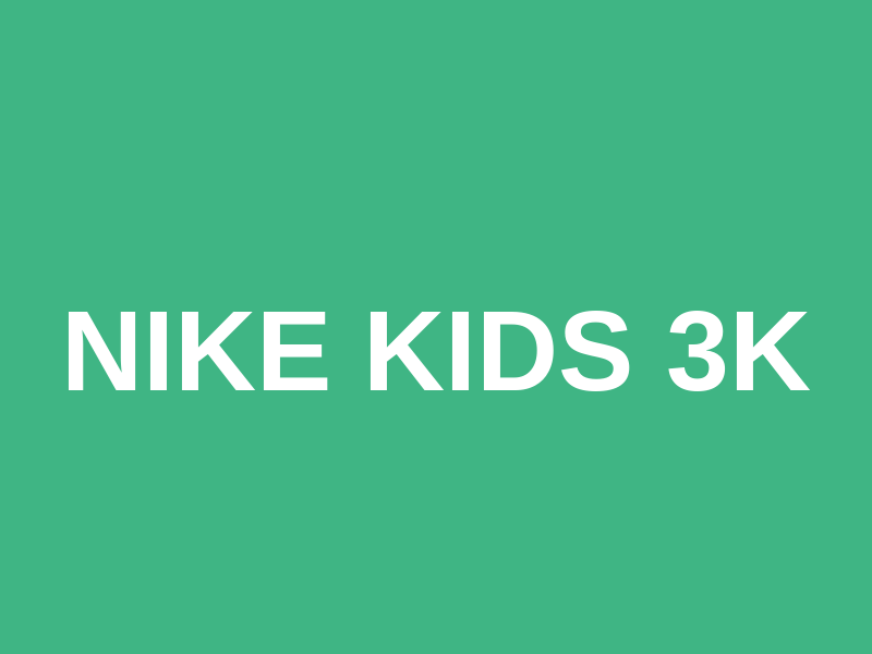 NIKE Kids 3K Logo