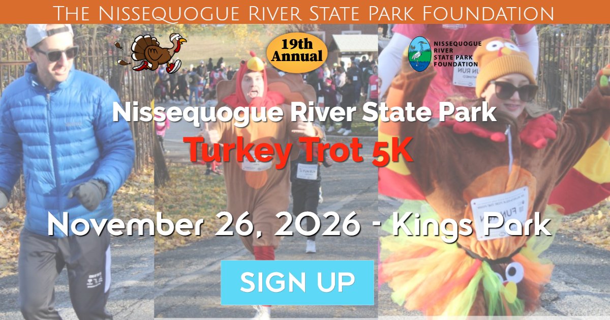 Nissequogue River State Park Turkey Trot 5K Run/Walk 2026 Logo