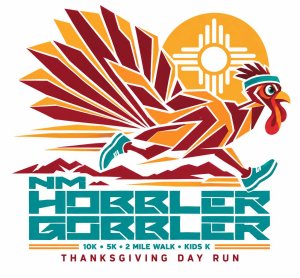 NM HOBBLER GOBBLER THANKSGIVING DAY RUN: 10K, 5K, 2-MILE WALK and KIDS K Logo