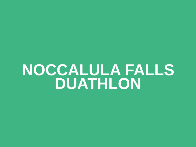 Noccalula Falls Duathlon Logo