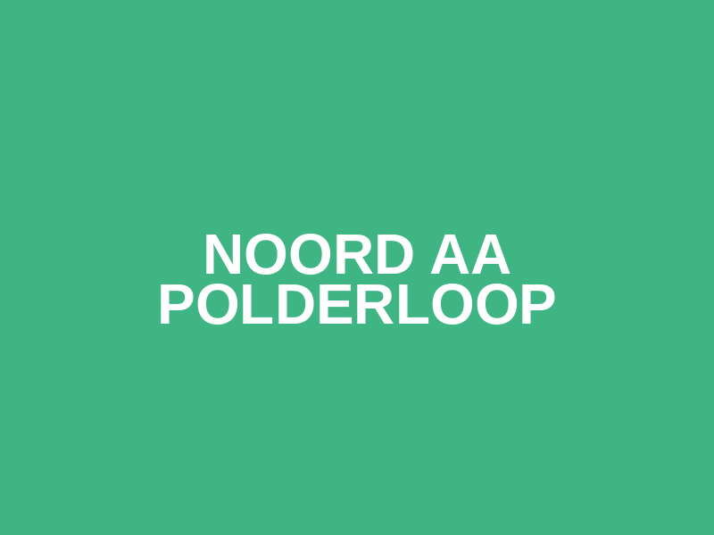 Noord AA Polderloop Logo