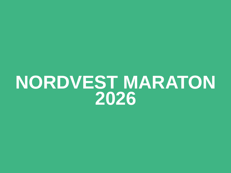 Nordvest Maraton 2026 Logo