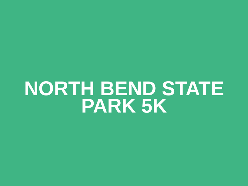 North Bend State Park 5K Logo