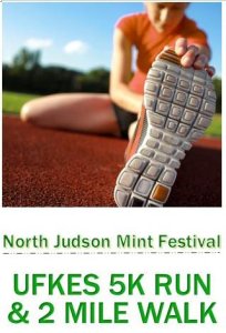North Judson Mint Festival Herb Ufkes 5K Run and 2 Mile Walk Logo