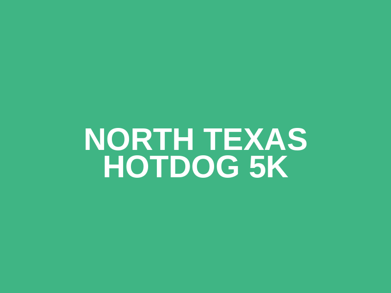 North Texas Hotdog 5k Logo