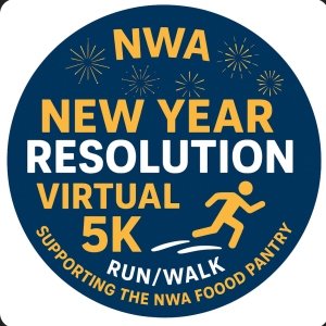 NWA New Year Resolution Virtual 5K Run/Walk Logo