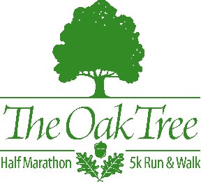 Oak Tree Half Marathon & 5K Run/Walk Logo
