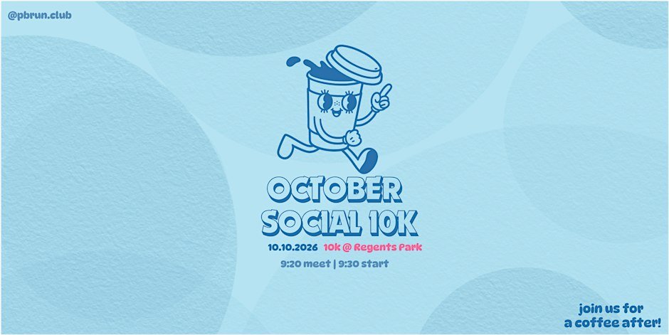 October Social 10k Run Logo