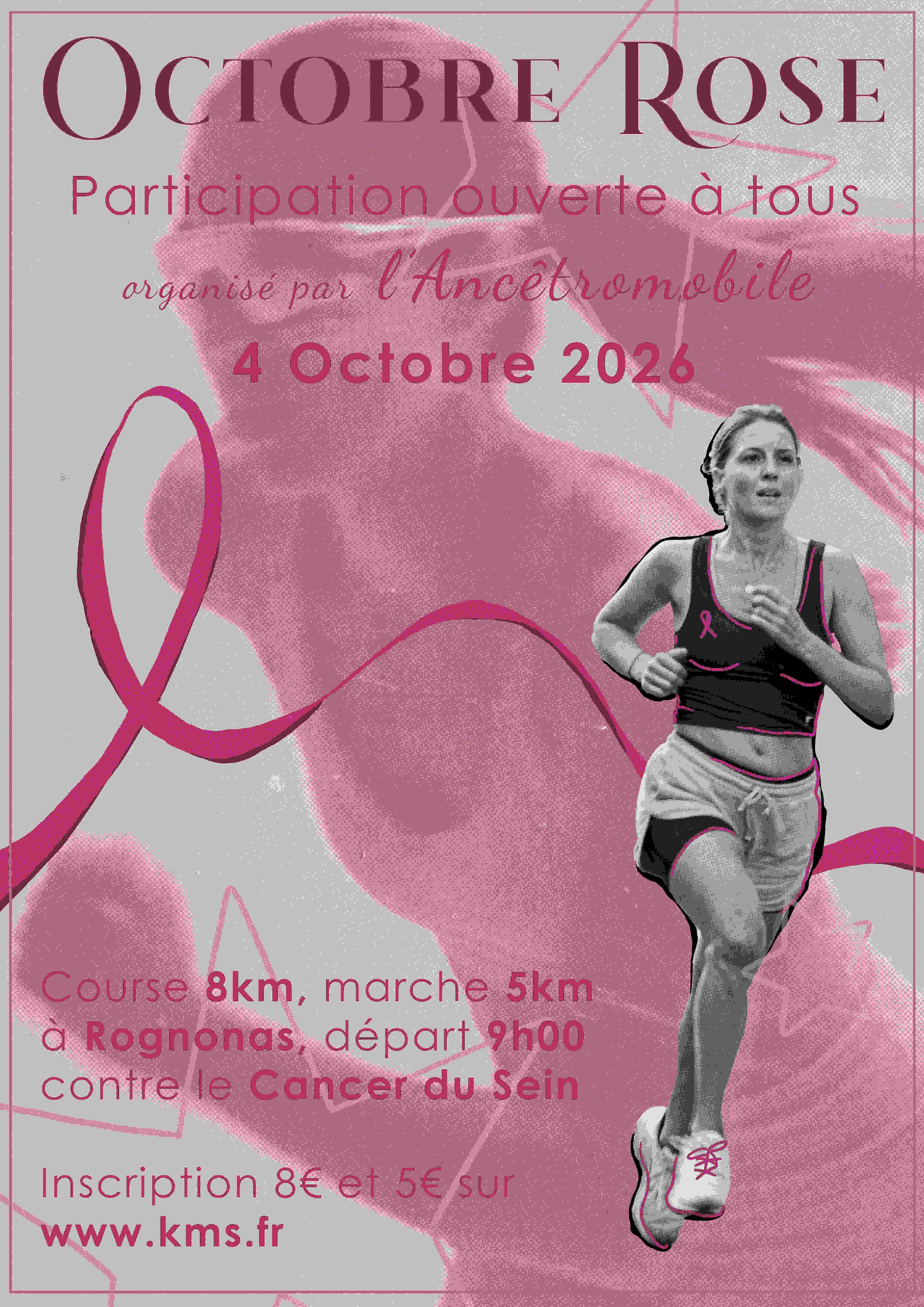 Octobre Rose à Rognonas Logo