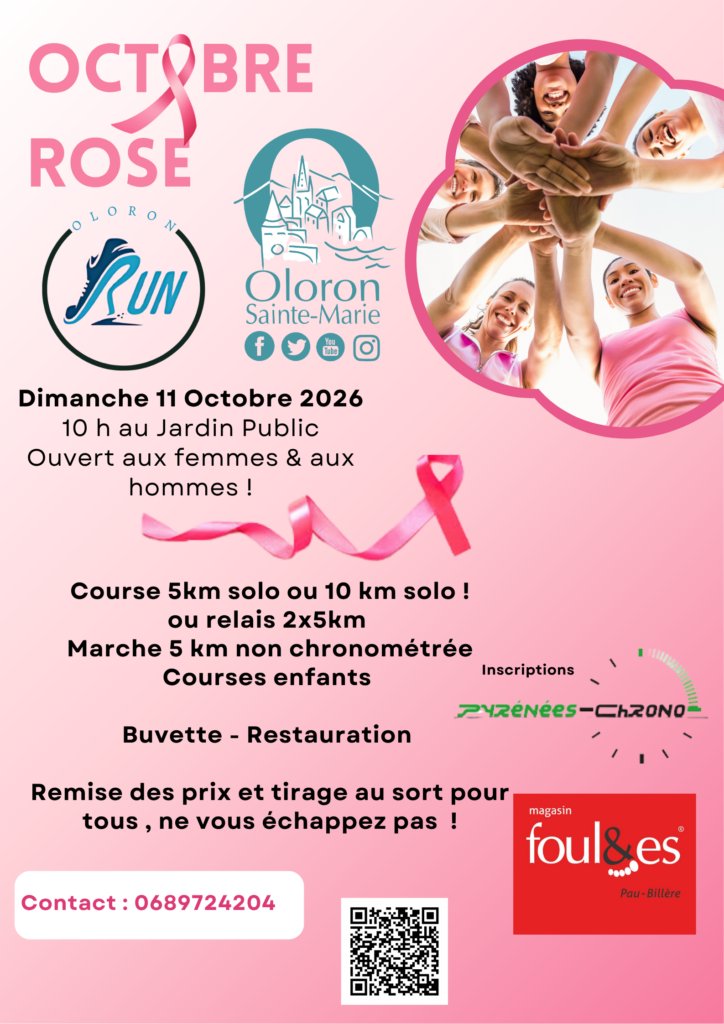 Octobre Rose Oloron 2026 Logo