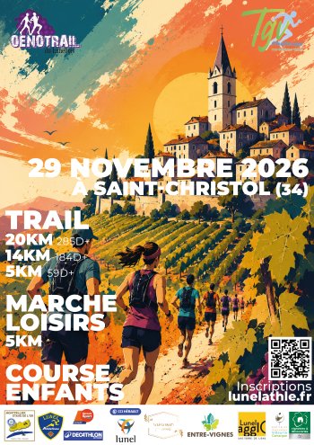 OENOTRAIL DU LUNELLOIS Logo