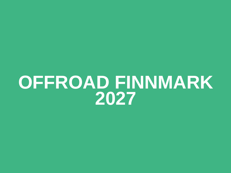 Offroad Finnmark 2027 Logo