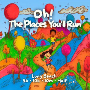 Oh! The Places You'll Run – 5K, 10K, 10-Miler, Half Marathon Logo