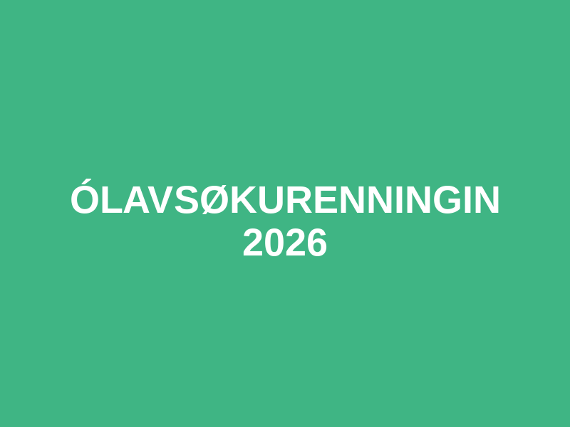 Ólavsøkurenningin 2026