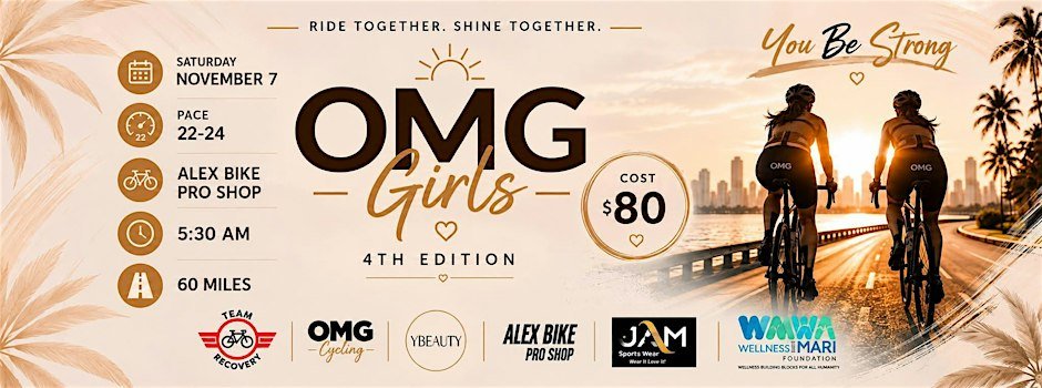 OMG Girls Ride — 4th Edition Logo
