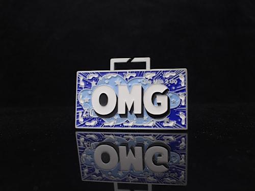OMG - (One Mile 2 Go) Run Logo