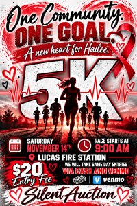 One community. One goal. A new heart for Hailee.