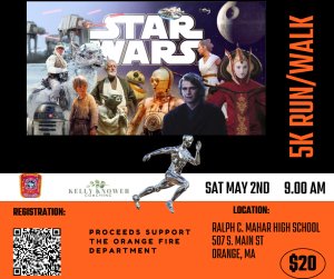 Orange Fire Department 5K Logo