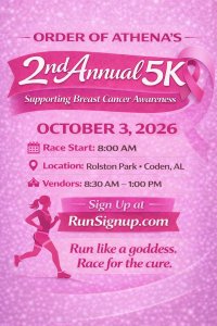 Order of Athena’s 2nd Annual 5k