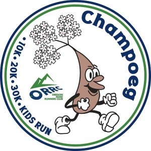 ORRC Champoeg 10K / 20K / 30K and Free Kid's Run Logo