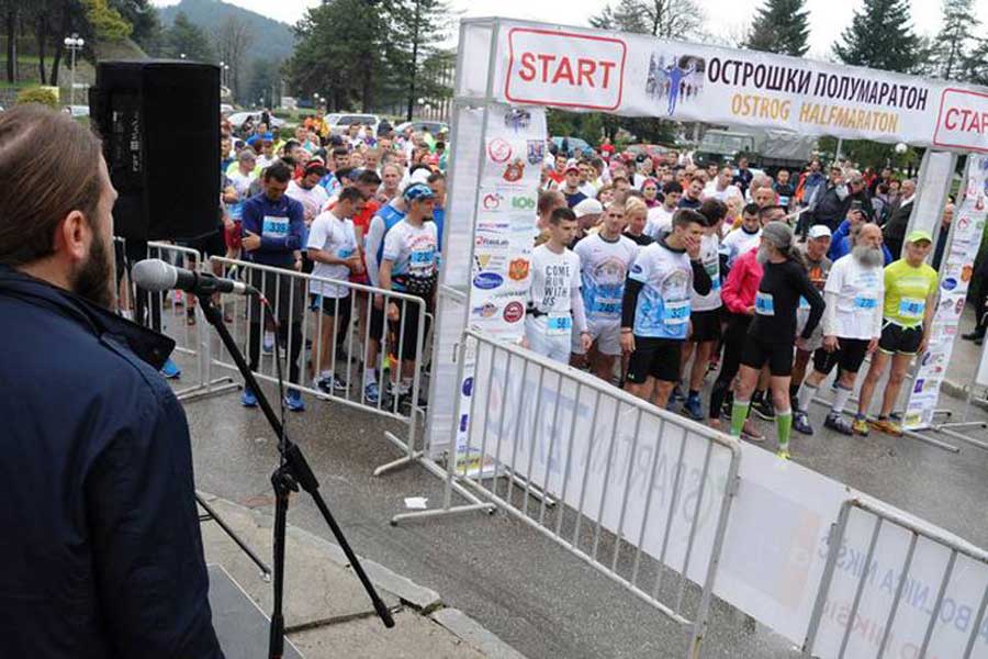Ostrog Halfmarathon Logo