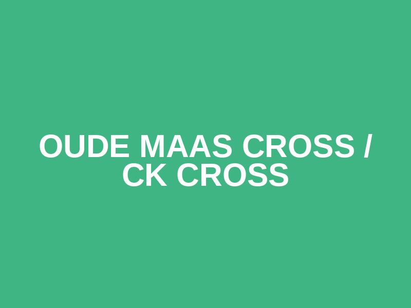 Oude Maas Cross / CK Cross Logo