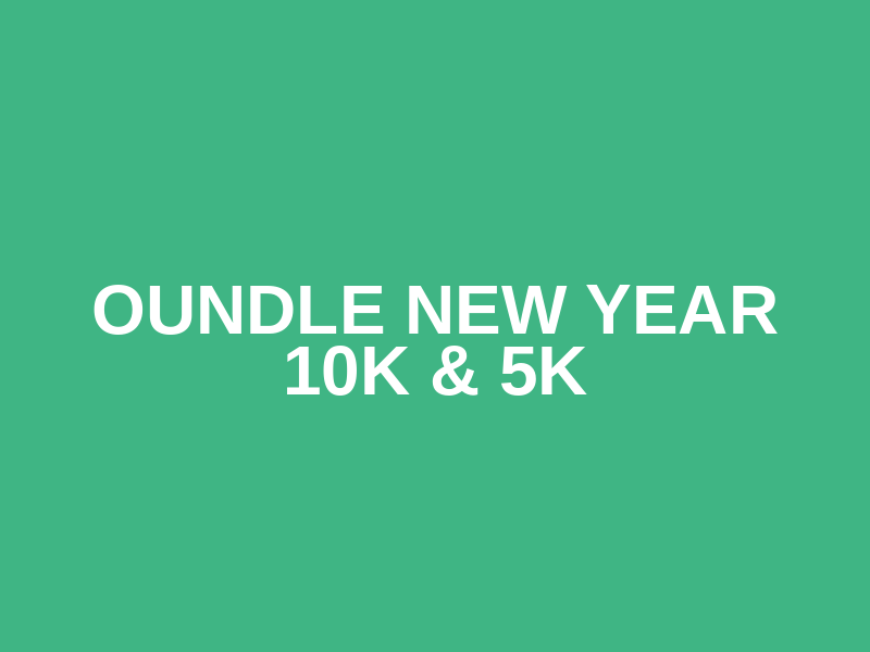 Oundle New Year 10K & 5K Logo