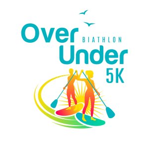 Over - Under Biathlon and 5K Logo