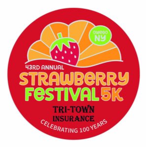 Owego Strawberry Festival - Rock & Run 5K 2026 Logo