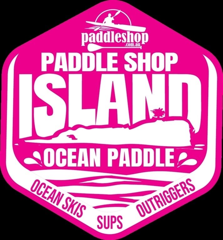 Paddle Shop Island Ocean Paddle Logo