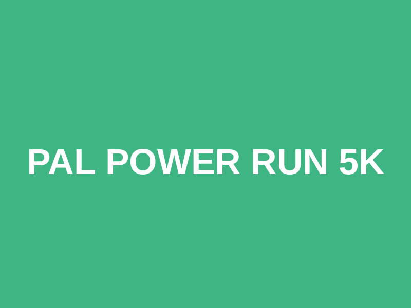 PAL Power Run 5k Logo