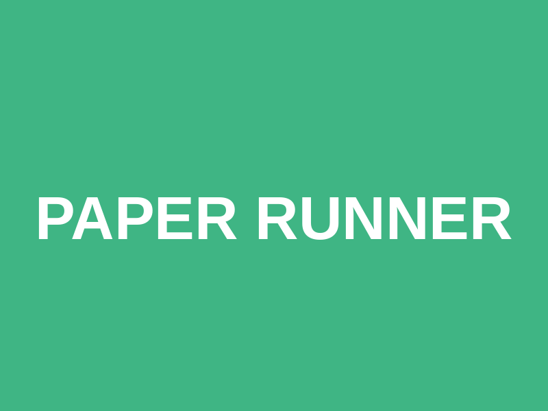 Paper Runner Logo
