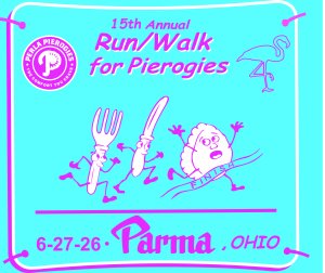 Parma Run-Walk for Pierogies Logo