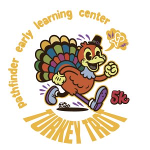Pathfinder Early Learning Center Turkey Trot and Waddle Logo