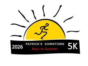 Patrick's Downtown Race to Summer 5K Logo