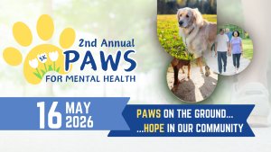 Paws For Mental Health 5k Logo