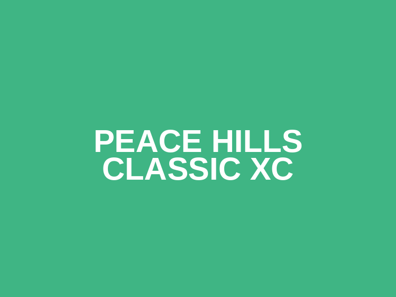 Peace Hills Classic XC Logo