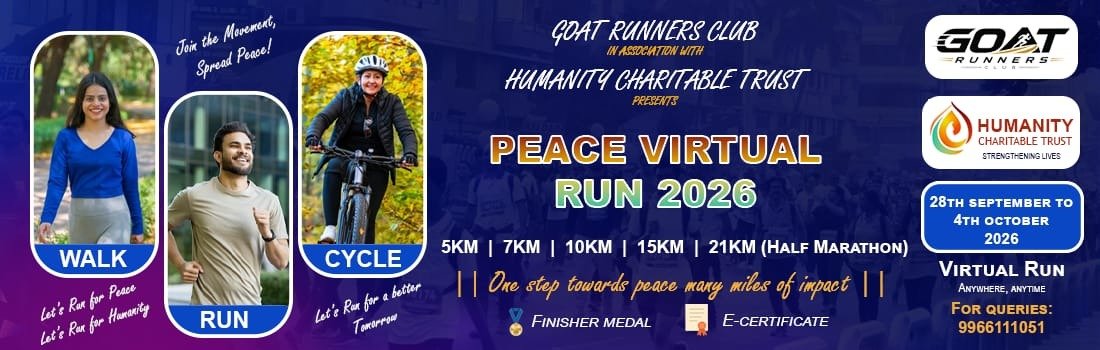 Peace Virtual Run 2026 Logo